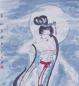 Preview: Chinesische Malerei: Konkubine -Qingfeng- 160x60cm