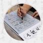 Preview: Wasser Kalligraphiepinsel-Übungsbuch -Orchideenpavillion-