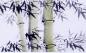 Preview: Chinesische Malerei: Bambus der Harmonie 159x41cm