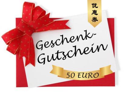 50 Euro Geschenkgutschein