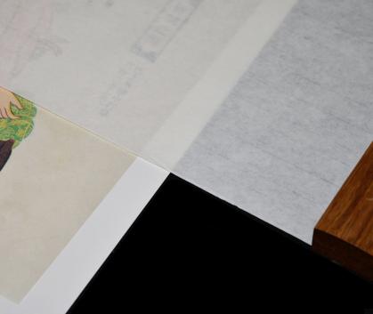 Weißes Banshu Bambus-Papier -Changban-
