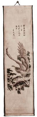 Rollbild: Adler -Ying- 35x125cm