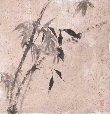 Chinesische Malerei: Bambus, Xieyi II 42cm *42cm