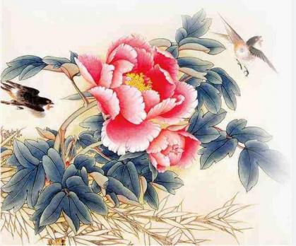 Gongbi I Shu Xuan-Papier -Delong- 34x69cm