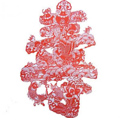 Fengshui Chinesische Scherenschnitte