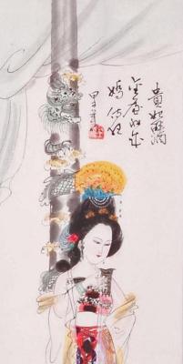 Darstellung von der chinesischen Schönheit yang guifei