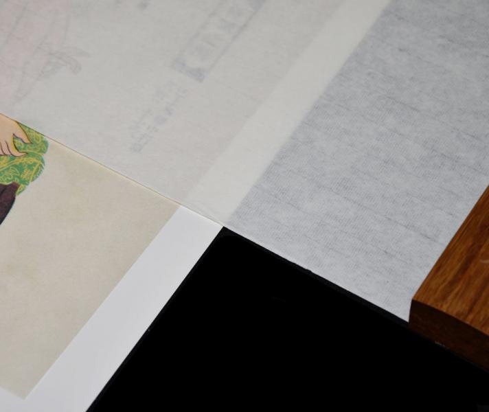 Weißes Banshu Bambus-Papier -Changban-
