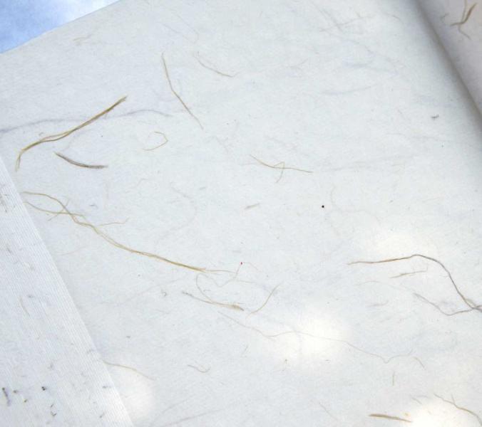 Weißes Sheng I Bambus-Faserpapier -Maobian- 68x134cm