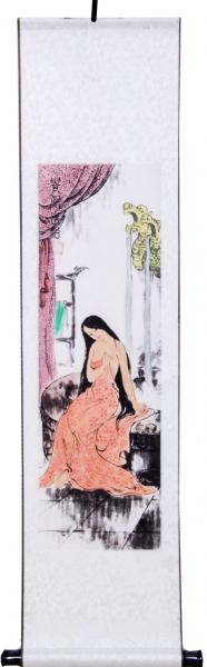 Rollbild: Schönheit -Yang Guifei- 98x23cm