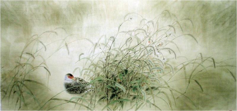 Gongbi I Shu-Bambuspapier -Juban- 69x138cm